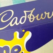 Close up of chocolate packaging design