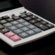 calculator-on-black-background