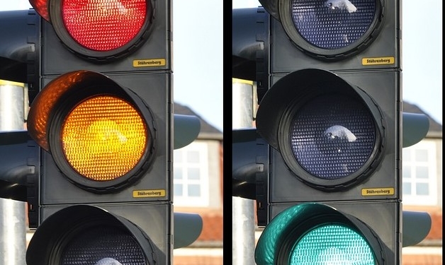 traffic-lights-showing-red-amber-and-green